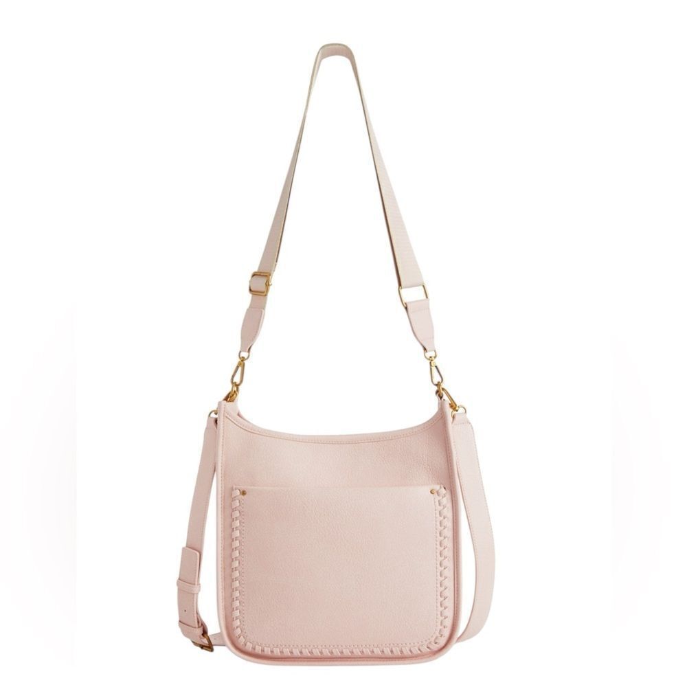 Style & Co Whipstitch Medium Crossbody, - Rose Ash